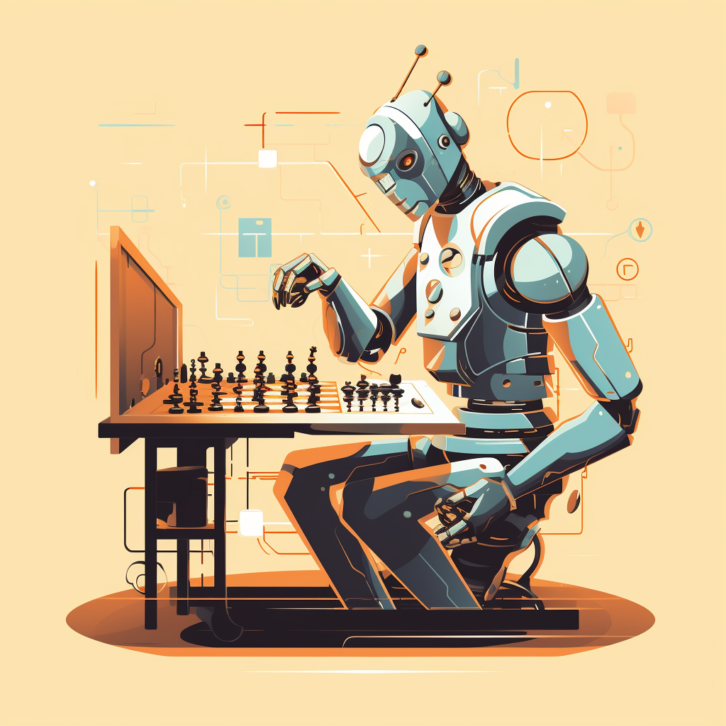 Left: Training AlphaZero by self-play gives artificial intelligence in