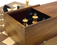 Bath Ebony And Walnut Chess Set
