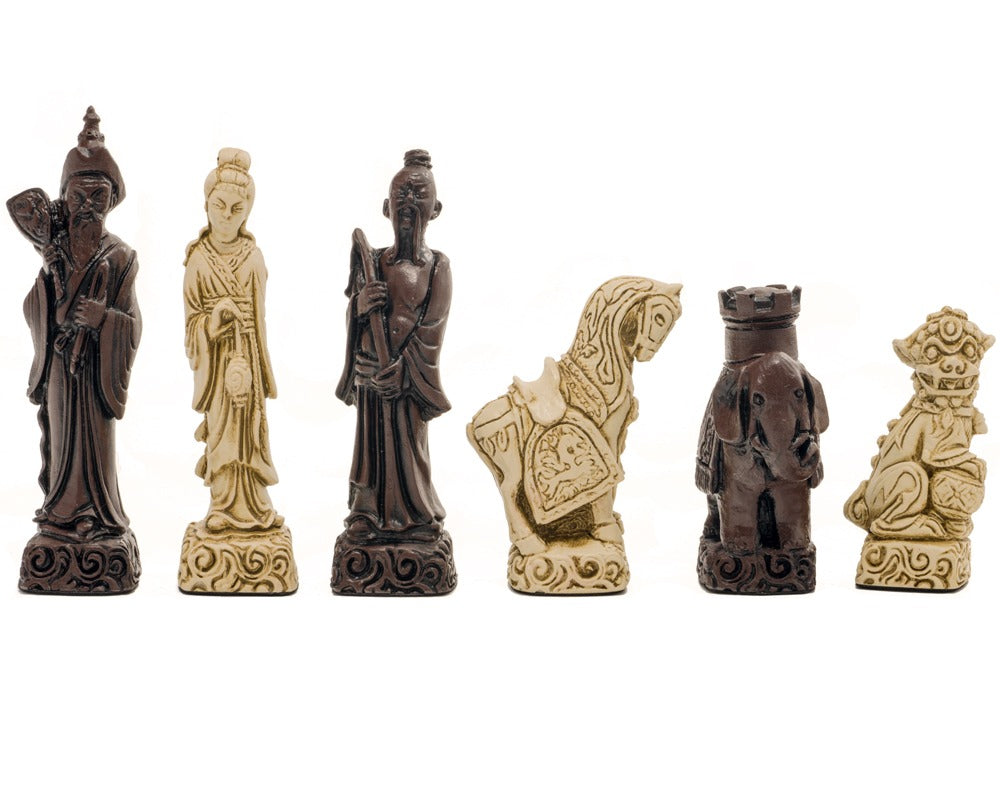 Berkeley Chess Mandarin Russet Chess Pieces