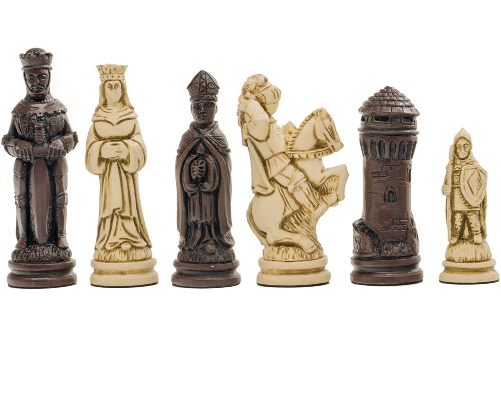 Berkeley Chess Camelot Russet Chess Pieces