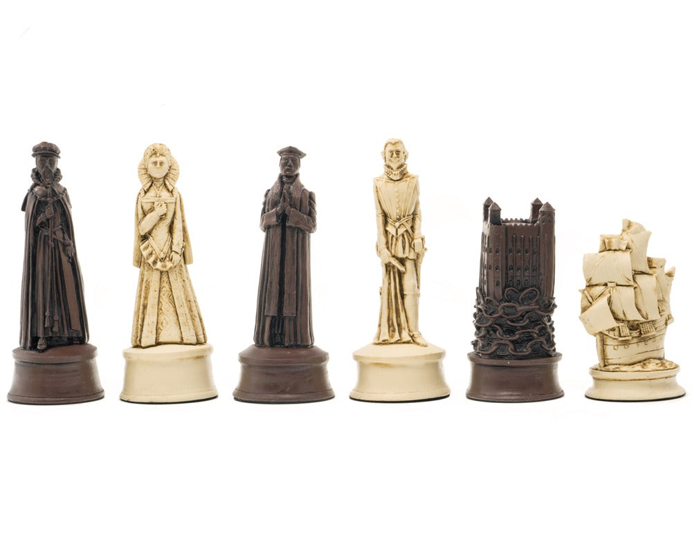 Berkeley Chess Elizabethan Russet Chess Pieces