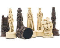 Berkeley Chess Elizabethan Russet Chess Pieces