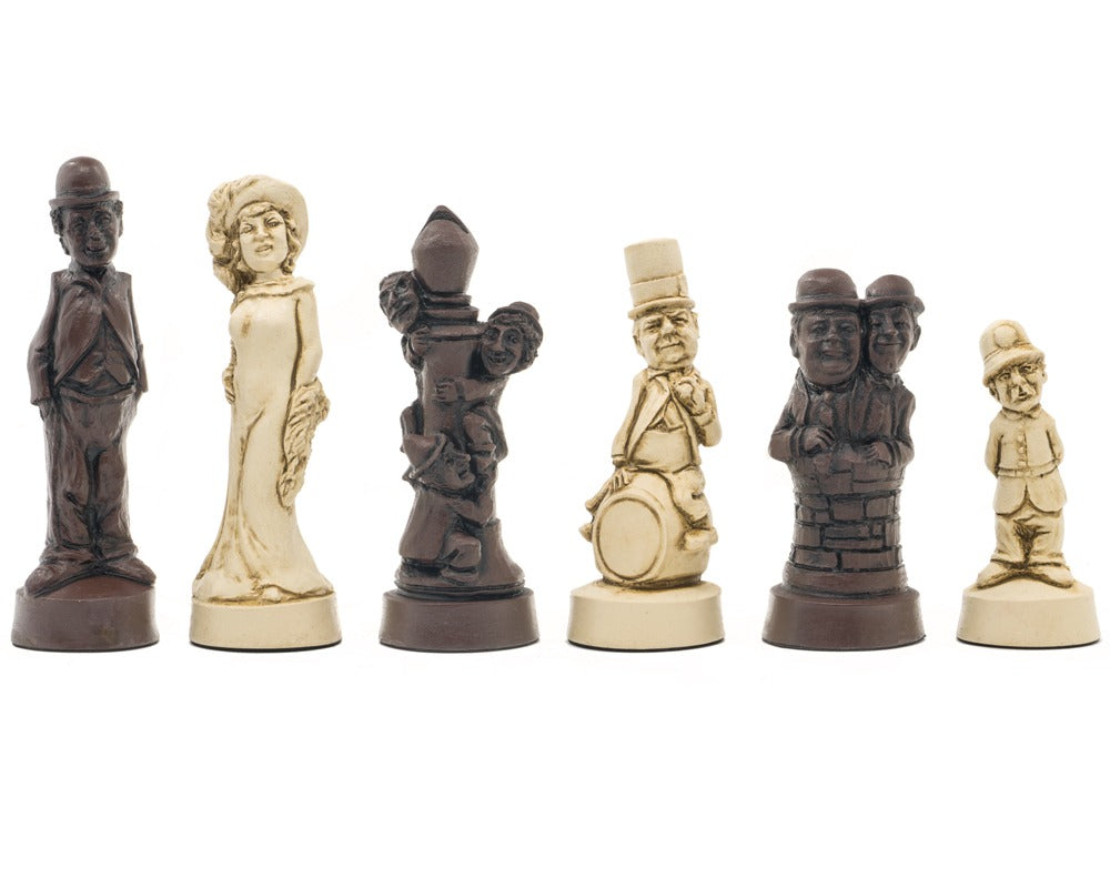 Berkeley Chess Movie Stars Russet Chess Pieces