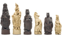 Berkeley Chess Royal Beast Russet Chess Pieces