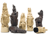 Berkeley Chess Royal Beast Russet Chess Pieces