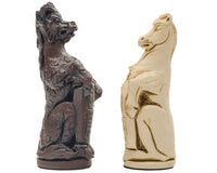 Berkeley Chess Royal Beast Russet Chess Pieces
