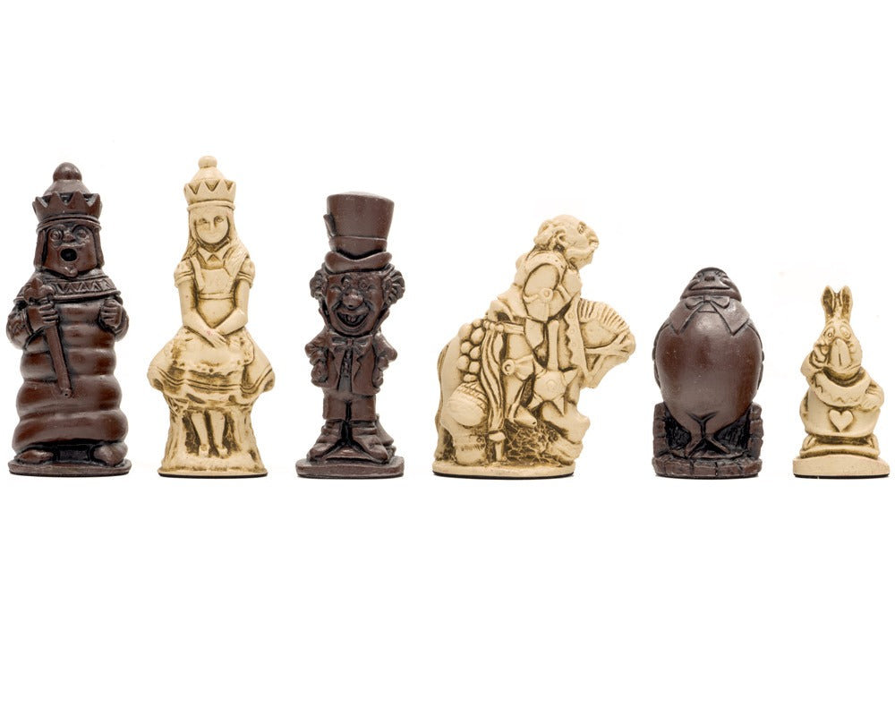 Berkeley Chess Alice In Wonderland Russet Chess Pieces