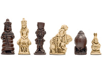 Berkeley Chess Alice In Wonderland Russet Chess Pieces