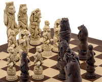 Berkeley Chess Reynard The Fox Russet Chess Pieces