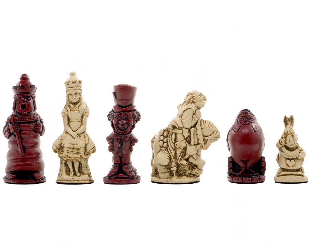 Berkeley Chess Alice In Wonderland Cardinal Chess Pieces