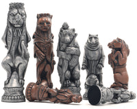 Berkeley Chess Reynard The Fox Metallic Chess Pieces