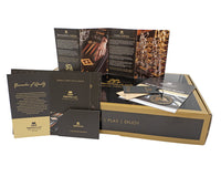 The Manopoulos Luxury Walnut Burl And Wenge Backgammon Set With Luxury Cups