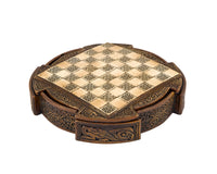 Isle Of Lewis Compact Celtic Chess Set, 9 Inches