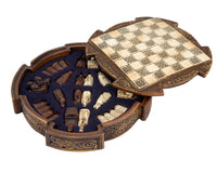 Isle Of Lewis Compact Celtic Chess Set, 9 Inches