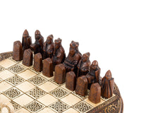 Isle Of Lewis Compact Celtic Chess Set, 9 Inches