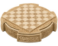 Isle Of Lewis Compact Celtic Chess Set, 9 Inches, Ivory Color