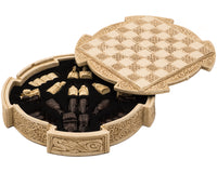 Isle Of Lewis Compact Celtic Chess Set, 9 Inches, Ivory Color