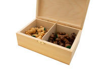 Number 5 Birch Wood Chess Piece Storage Case