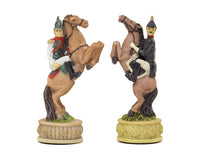 Napoleon Vs. The Russians Hand-Painted Themed Chess Pieces By Italfama