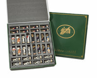 The Jazz Band Vs. Rock Stars Hand-Painted Themed Chess Pieces By Italfama