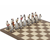 The Jazz Band Vs. Rock Stars Hand-Painted Themed Chess Pieces By Italfama