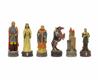 Robin Hood Hand-Painted Themed Chess Pieces By Italfama