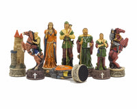 Robin Hood Hand-Painted Themed Chess Pieces By Italfama