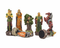 Robin Hood Hand-Painted Themed Chess Pieces By Italfama