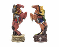 Robin Hood Hand-Painted Themed Chess Pieces By Italfama