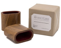 Deluxe Solid Wooden Dice Cups For Backgammon