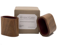 Deluxe Solid Wooden Dice Cups For Backgammon