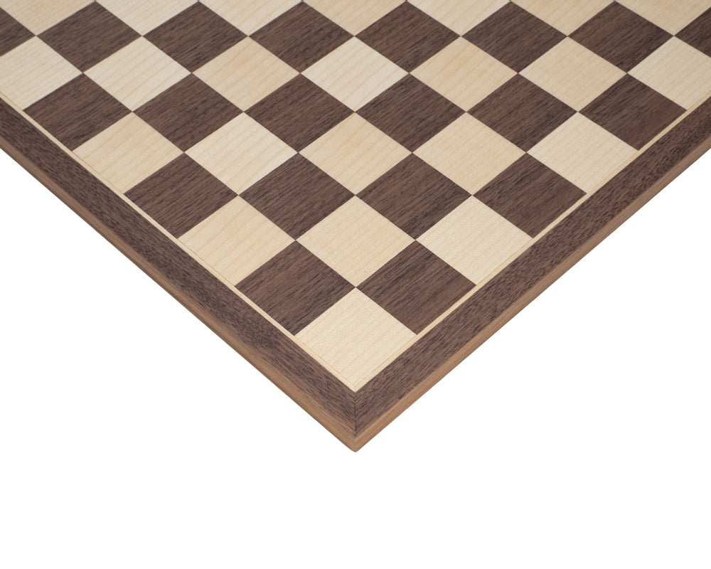 12.6-Inch Walnut And Maple Chess Board