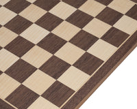 12.6-Inch Walnut And Maple Chess Board