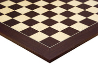 23.6-Inch Wenge And Maple Deluxe Chess Board