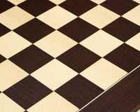23.6-Inch Wenge And Maple Deluxe Chess Board