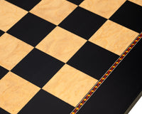 The Queen'S Gambit Black-Dyed Poplar And Ash Root Chess Board