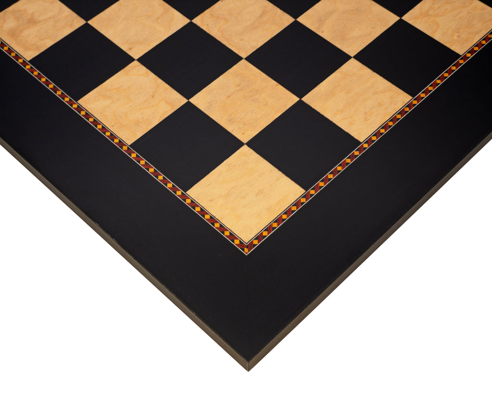 The Queen'S Gambit Black-Dyed Poplar And Ash Root Chess Board