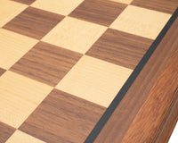 19.7-Inch Mahogany-Framed Chess Cabinet With Drawer