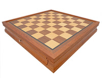 19.7-Inch Mahogany-Framed Chess Cabinet With Drawer