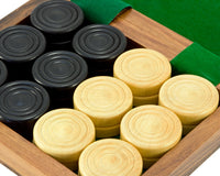 Sheesham And Boxwood Checkers Box