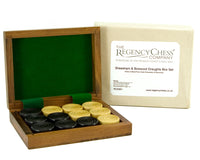 Sheesham And Boxwood Checkers Box