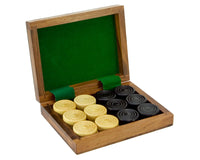 Sheesham And Boxwood Checkers Box