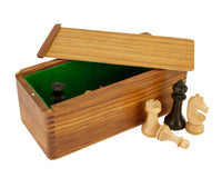 11-Inch Sheesham Chess Piece Storage Case With Sliding Lid