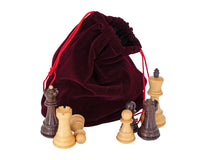 Red Drawstring Bag For Chess Pieces
