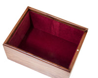 Wooden Storage Case For Chess Pieces With Sliding Lid - Large