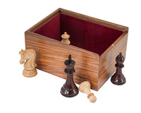 Wooden Storage Case For Chess Pieces With Sliding Lid - Large