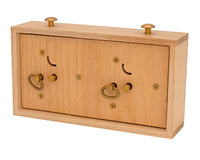 Wooden Turnier Chess Timer - Light Wood