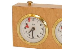 Wooden Turnier Chess Timer - Light Wood