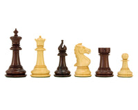 Madrid Series Rosewood Luxury Chess Pieces - 3.9 Inches