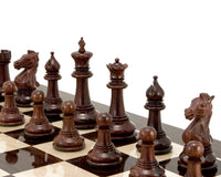 Madrid Series Rosewood Luxury Chess Pieces - 3.9 Inches